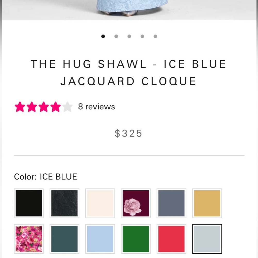 Sachin + Babi “The Hug Shawl” in Ice Blue 🧊🧊🧊 - Picture 4 of 10